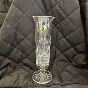 Waterford Crystal Discontinued Colleen 8 Inch Blown Lead Crystal Bud Vase